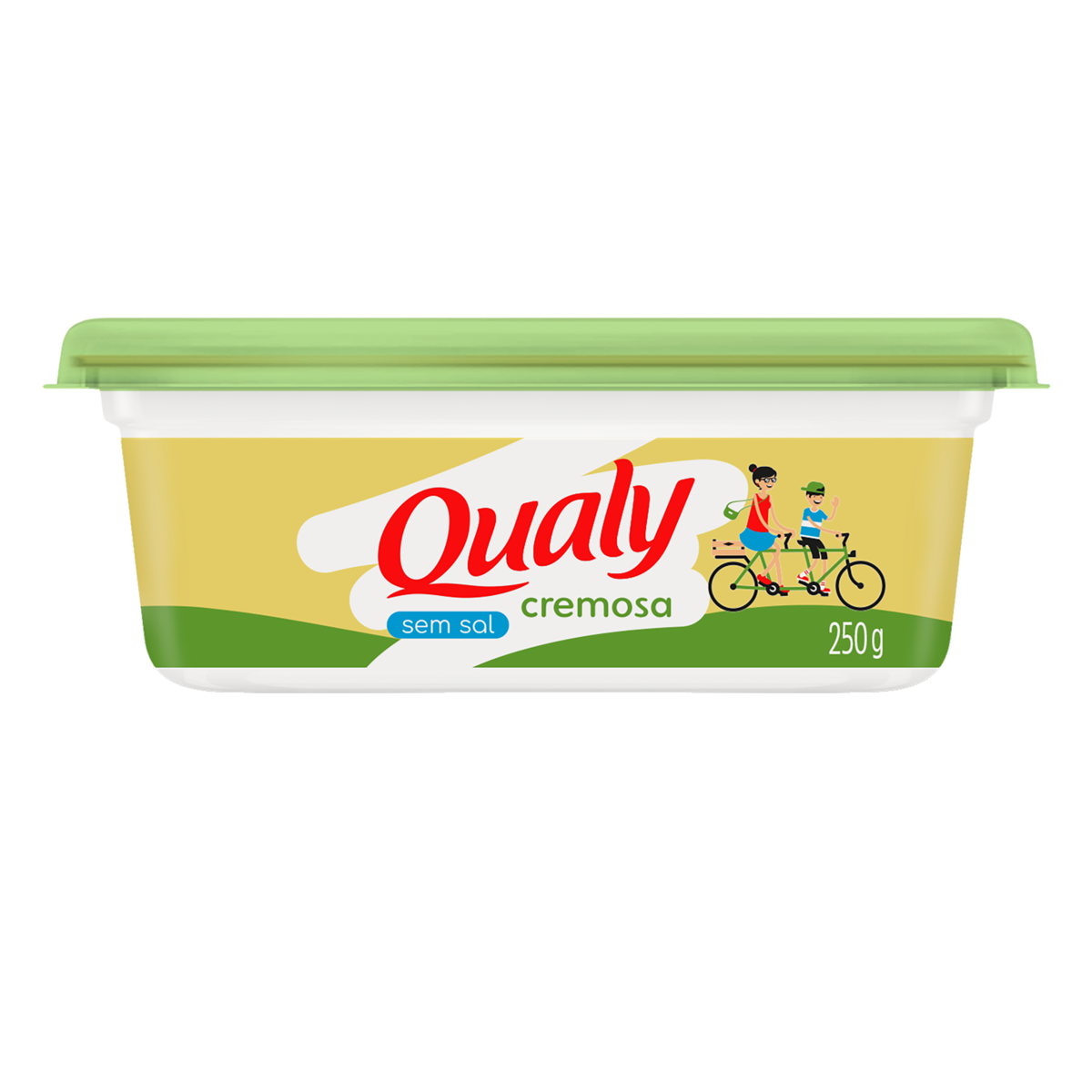 Margarina Cremosa sem Sal Qualy Pote 250g