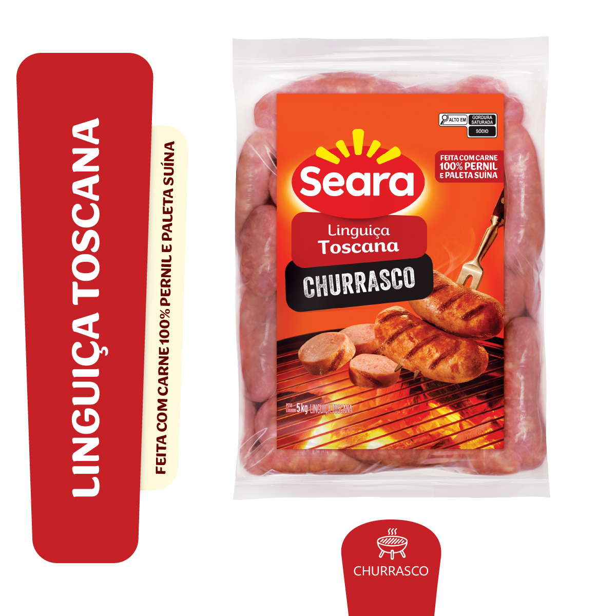 Linguiça Toscana Seara 650g