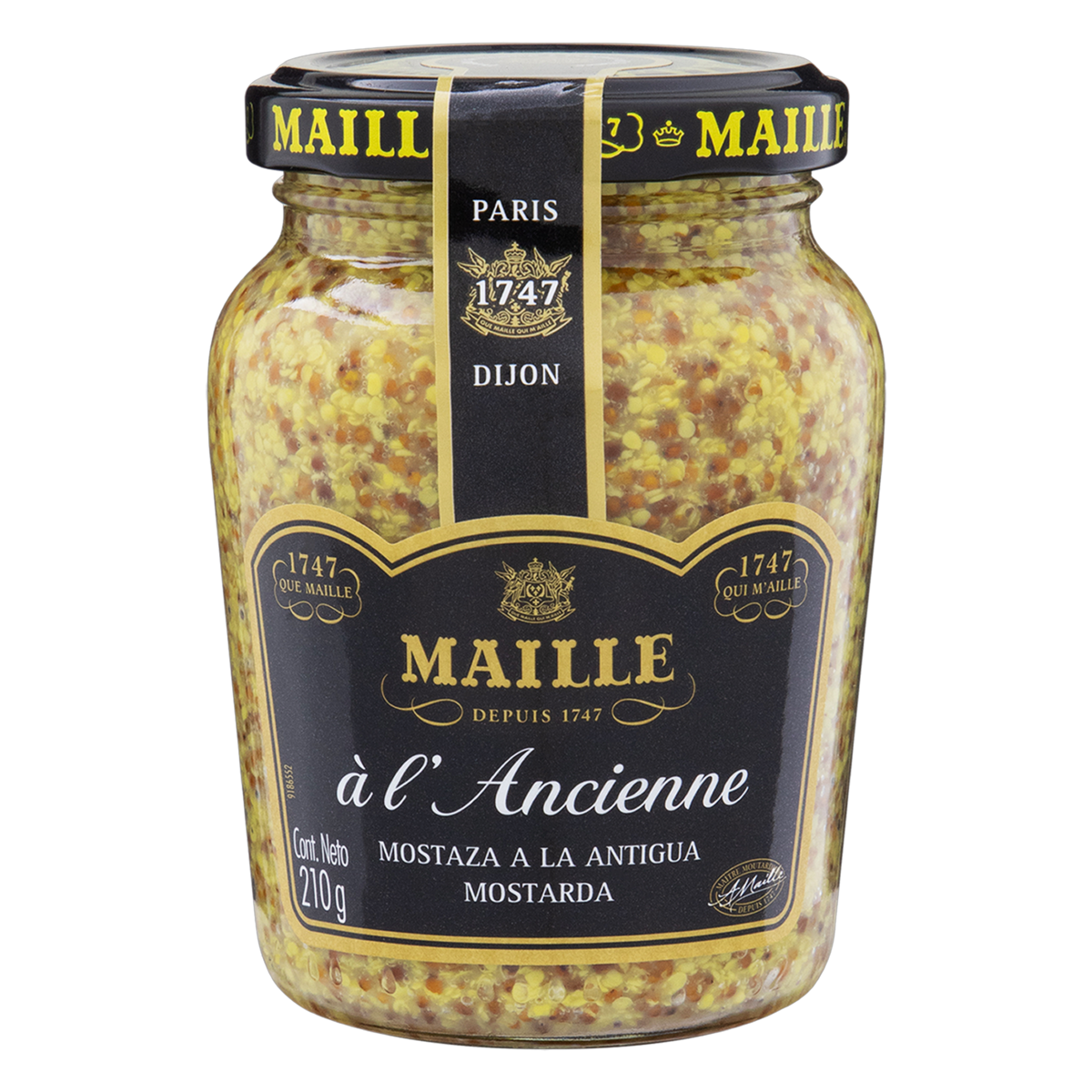Mostarda Francesa L Ancien MAILLE Vidro 210g