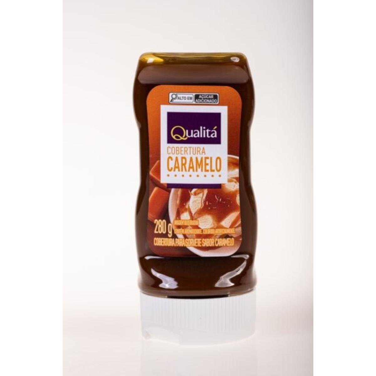 Cobertura para Sorvete Caramelo Qualitá Squeeze 280g