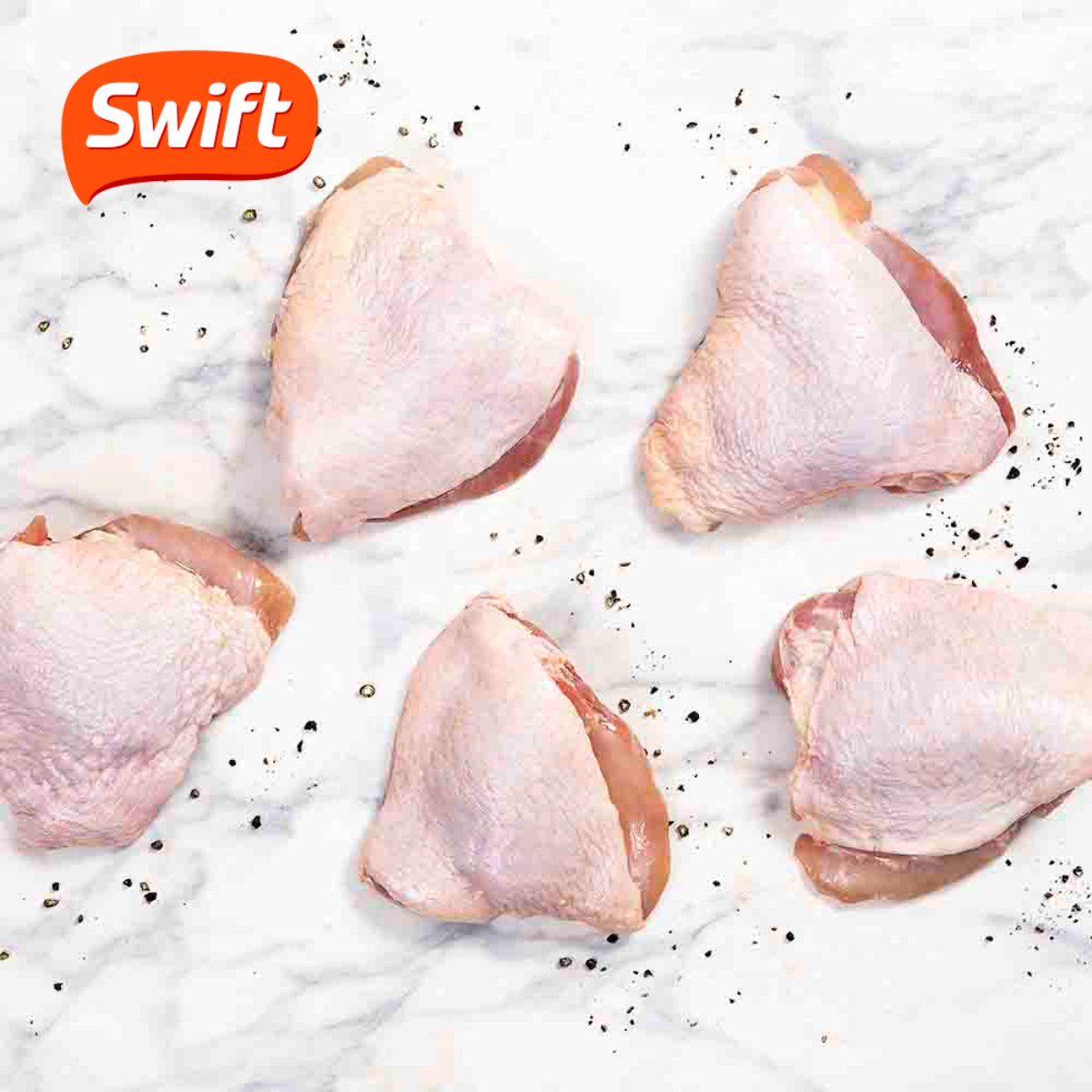 Sobrecoxa de Frango Congelado SWIFT 1KG