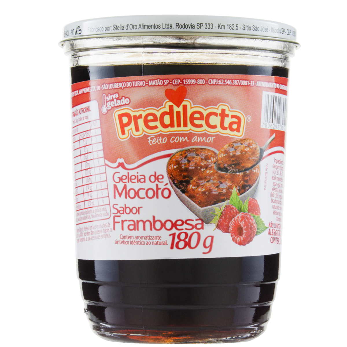 Geleia de Mocotó Framboesa Predilecta Vidro 180g