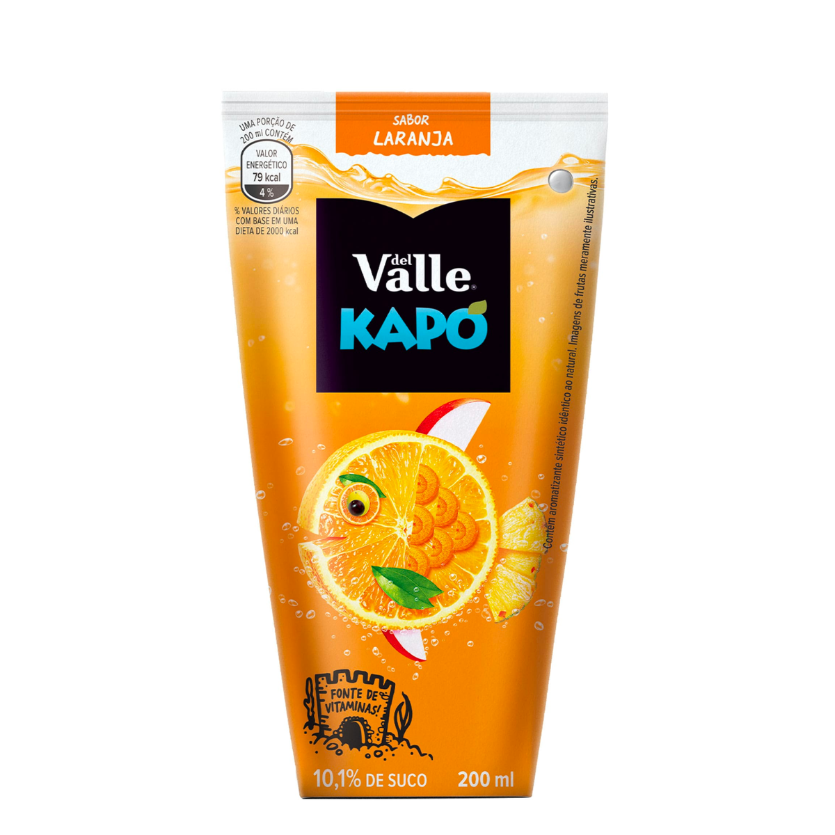 Refresco Adoçado Laranja Del Valle Kapo Caixa 200ml