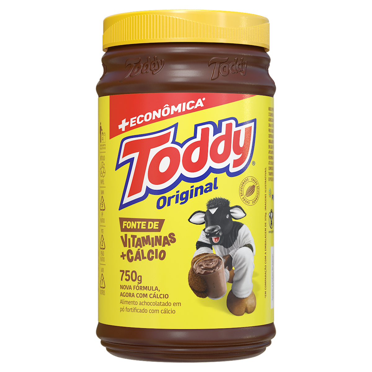 Achocolatado Em Pó Original Toddy Pote 750g