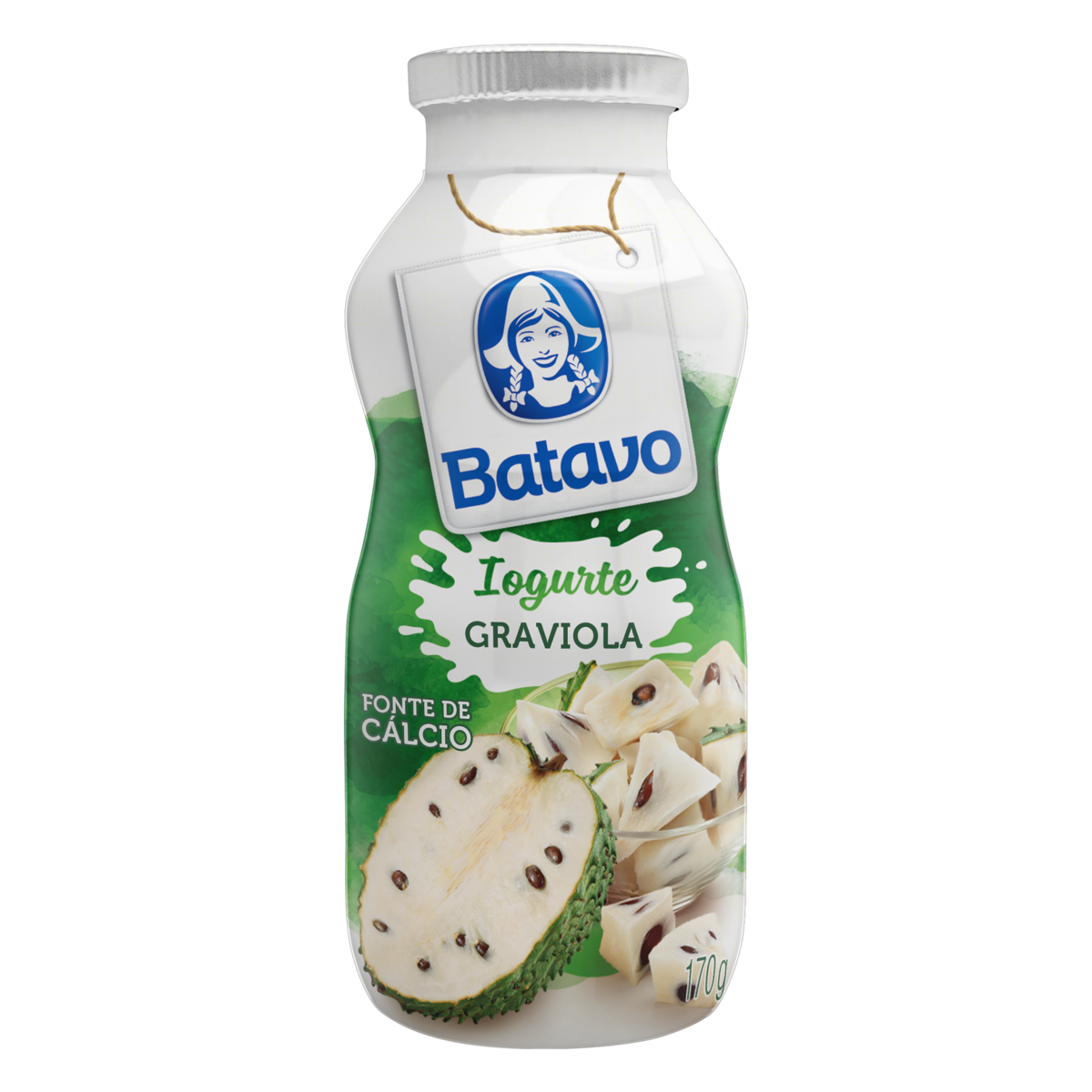 Iogurte Parcialmente Desnatado Graviola Batavo Frasco 170g