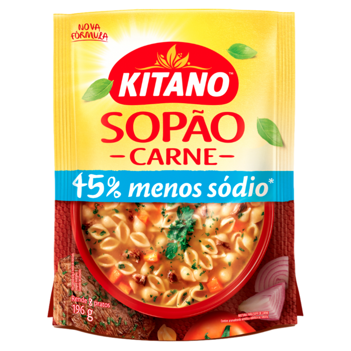 Sopão de Carne com Macarrão e Legumes KITANO 196g