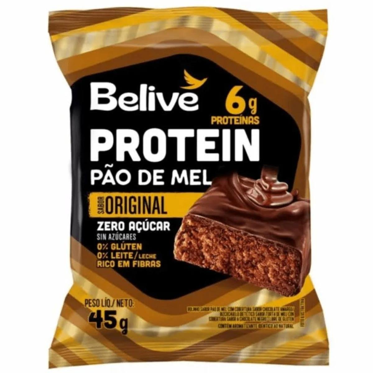 Pão de Mel Protein Zero Belive 45g