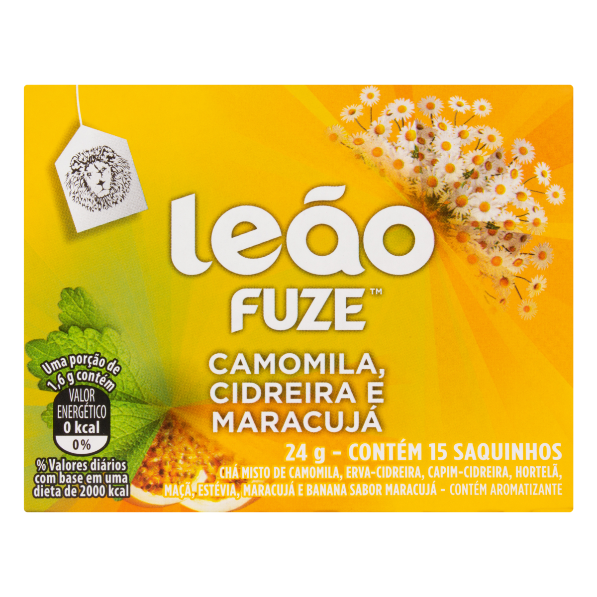 Chá Misto Boa Noite LEÃO 15g com 15 Sachês