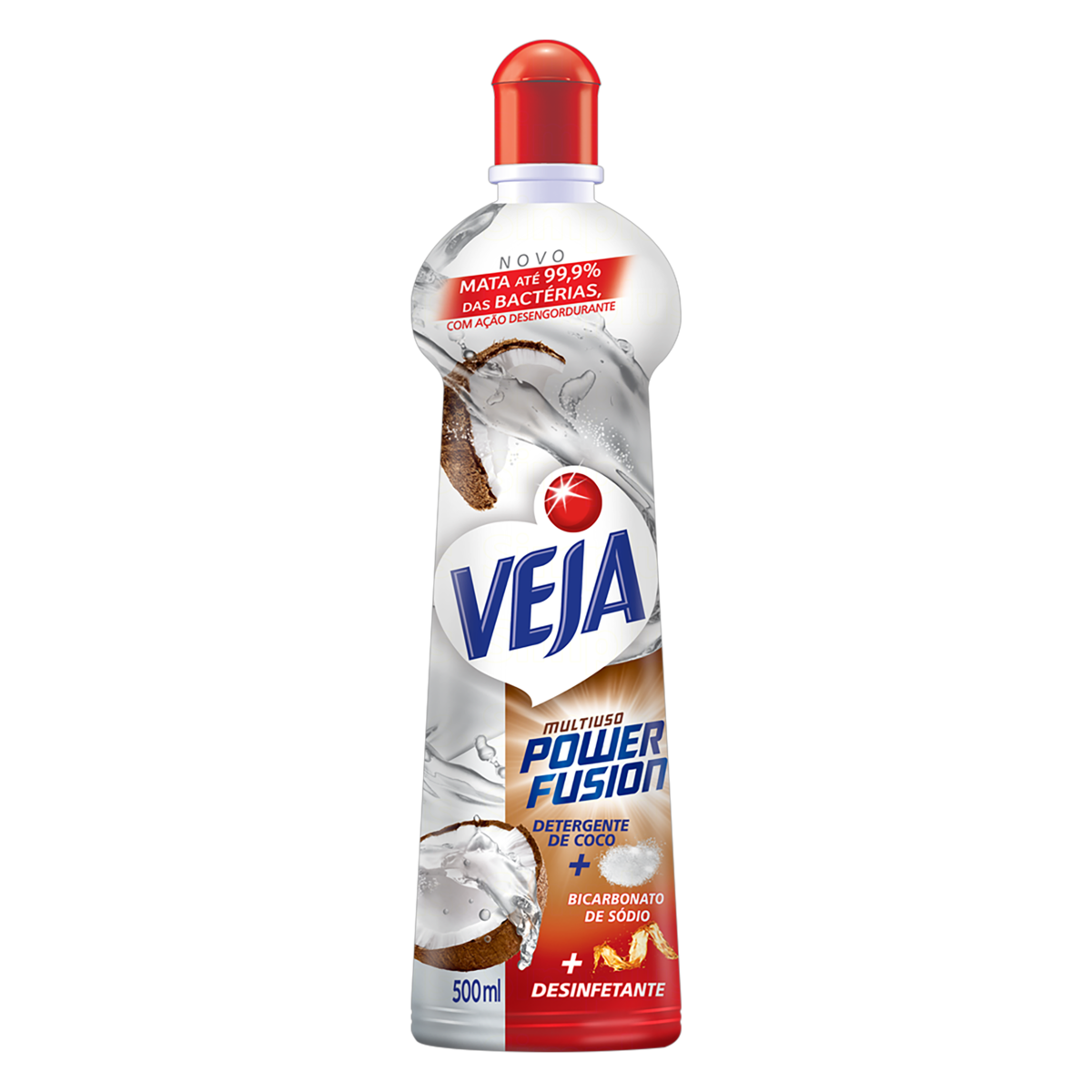 Limpador Multiuso Coco Veja Power Fusion Squeeze 500ml