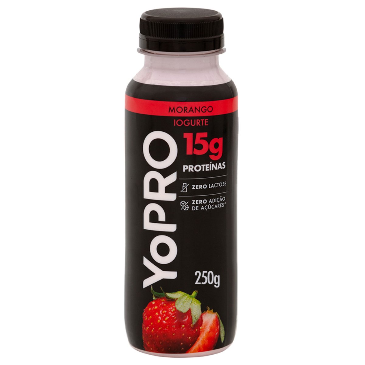 Iogurte Líquido YoPRO 15g de Proteínas Morango 250g