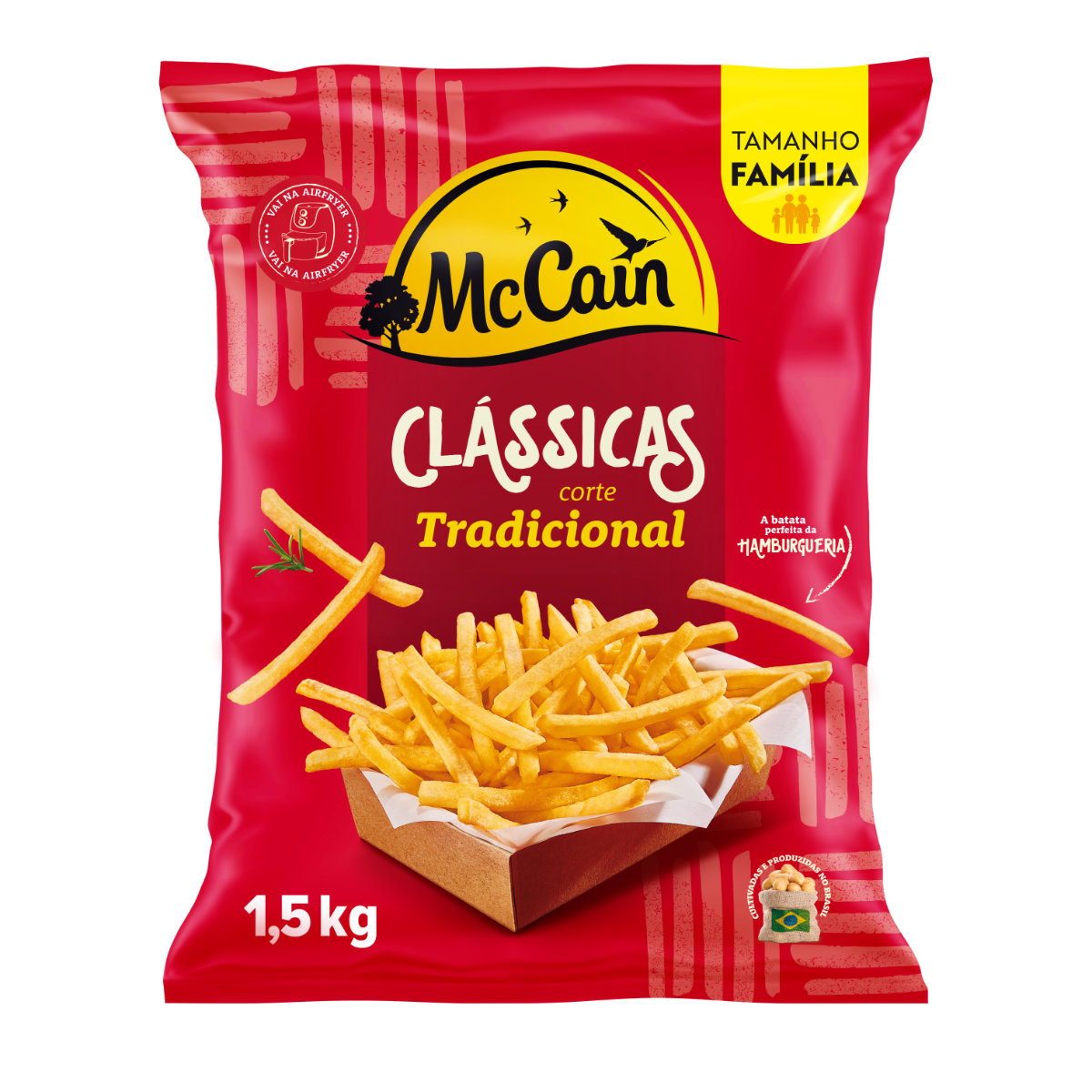 Batata Congelada Tradicional McCain 1.5kg