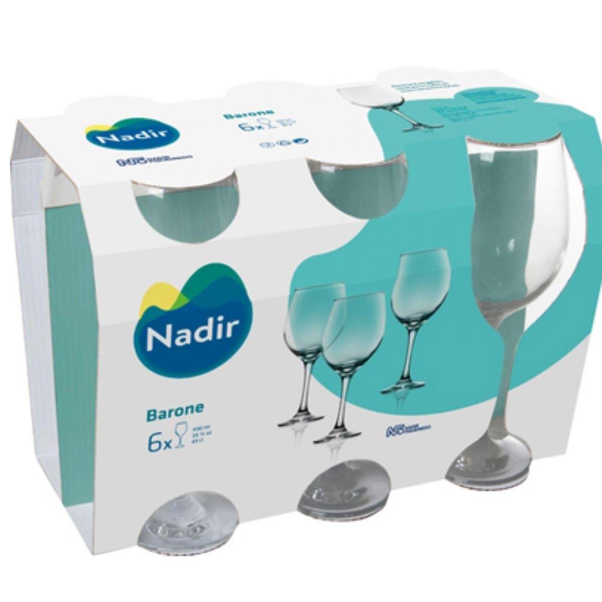 Conjunto De Taças Barone NADIR 490ml 6 Peças