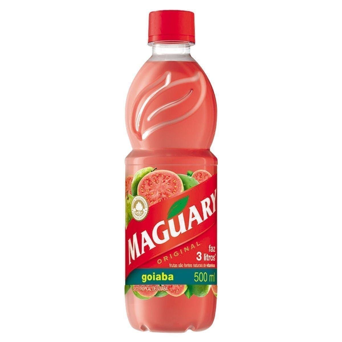 Suco Concentrado Goiaba Maguary Garrafa 500ml