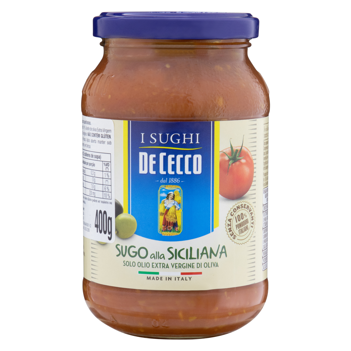 Molho de Tomate DE CECCO Sugo Alla 400g