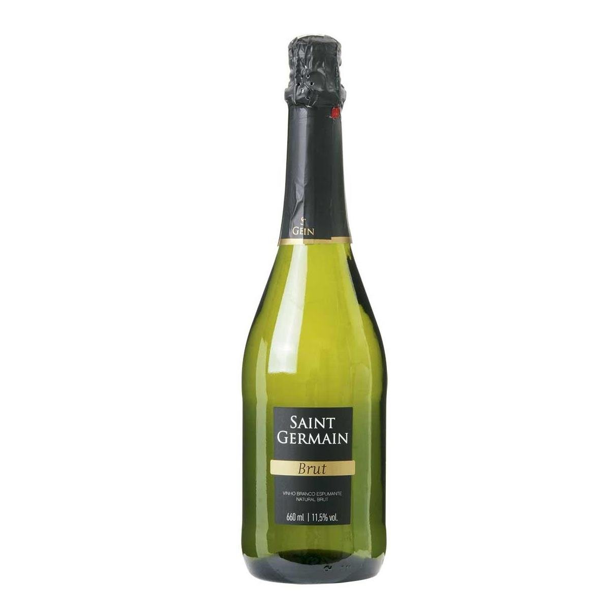 Espumante Brasileiro Branco Brut Saint Germain Serra Gaúcha Garrafa 660ml