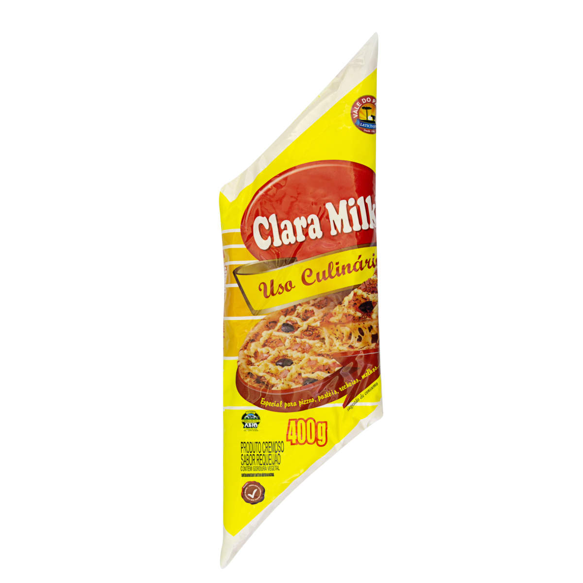 Produto Cremoso Uso Culinário Requeijão Vale do Pardo Clara Milk Bisnaga 400g