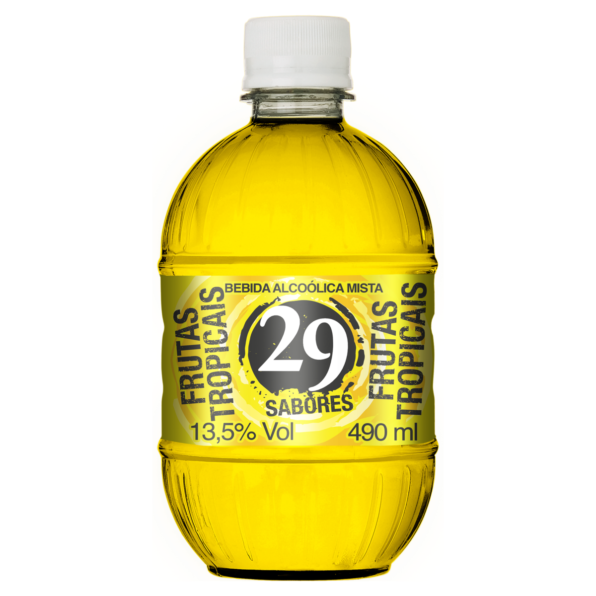 Bebida Mista Alcoólica Frutas Tropicais 29 Sabores Garrafa 490ml