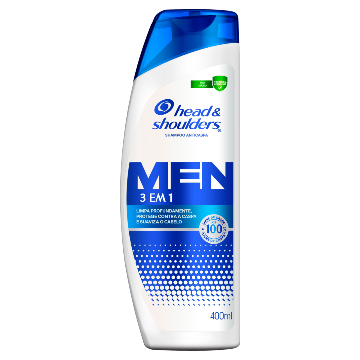 Shampoo Anticaspa Head e Shoulders Men Frasco 400ml