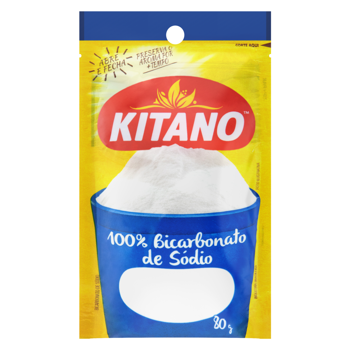 Bicarbonato de Sódio KITANO Pacote 80g