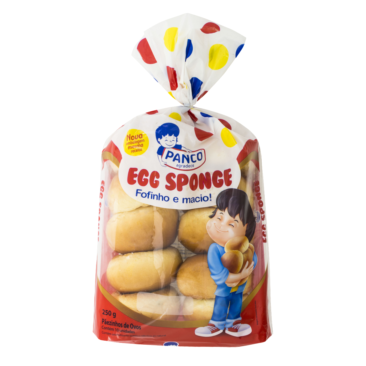 Bisnaguinha Egg Sponge PANCO Pacote 250g