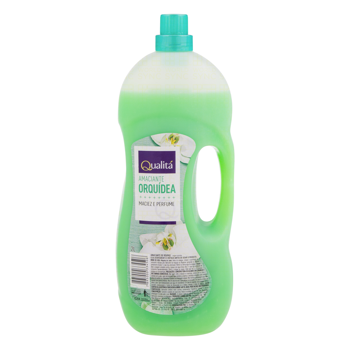 Amaciante de Roupa Diluído Orquídea Qualitá Frasco 2l
