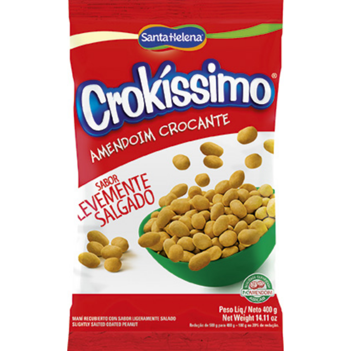 Amendoim Crokíssimo SANTA HELENA 400g