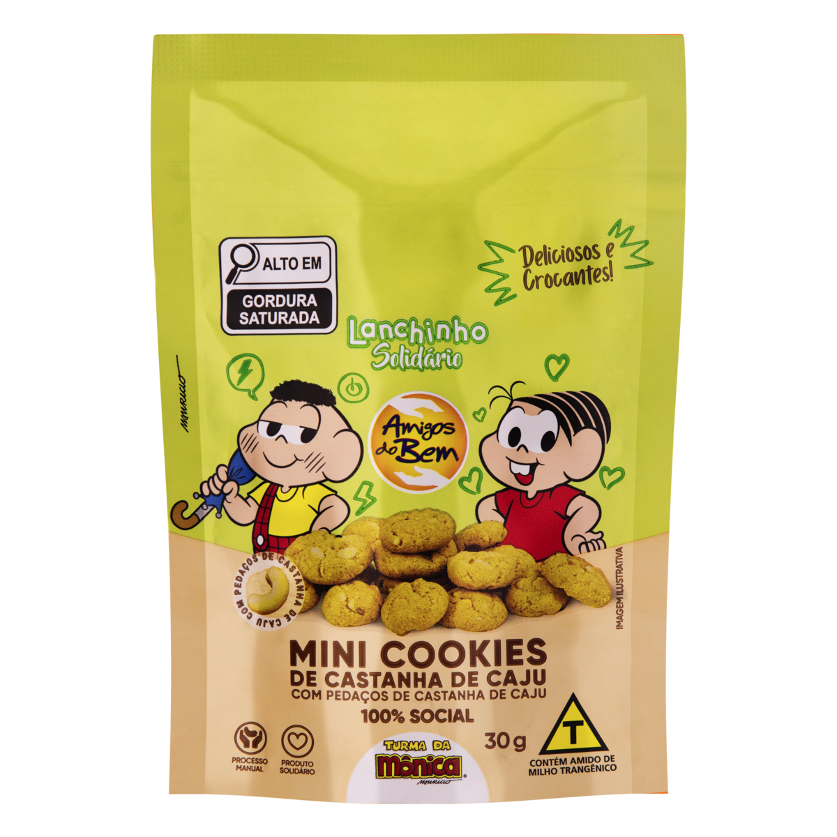 Cookies Turma da Mônica Caju 30g