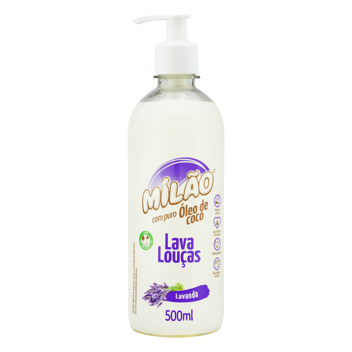 Lava Louça Líquido Milao 500ml