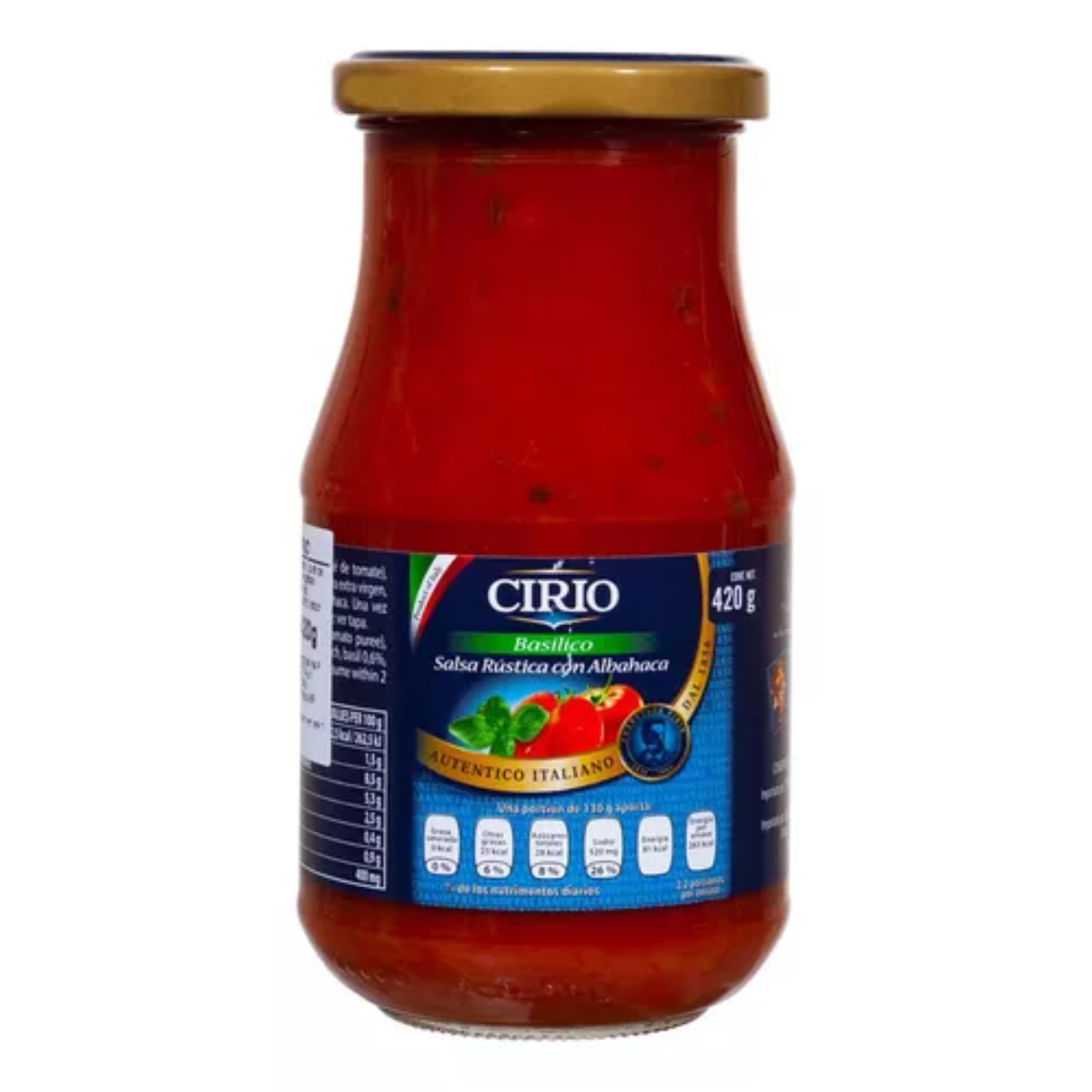 Molho Círio C/basilico 420g