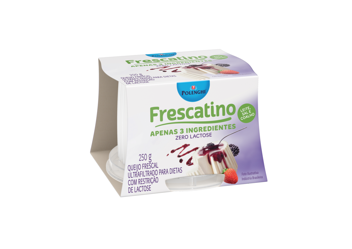 Queijo Frescal Ultrafiltrado Zero Lactose Polenghi Frescatino Pote 250g