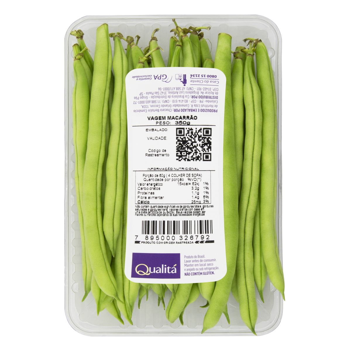 Vagem Macarrão QUALITÁ 300g