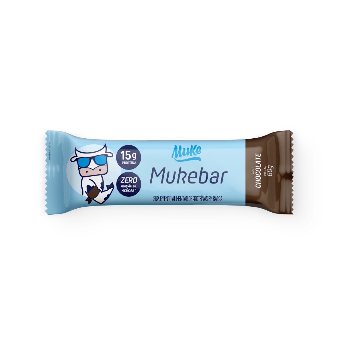 Barrinha Muke Sabor Chocolate 60g +Mu