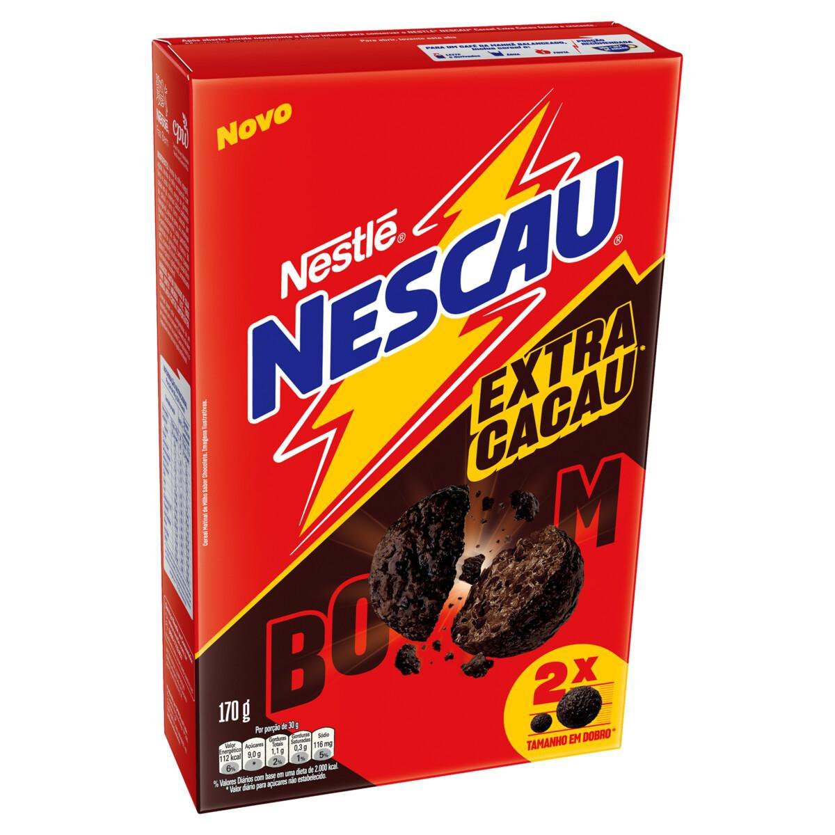 Cereal Matinal Extra Cacau Nescau Caixa 170g