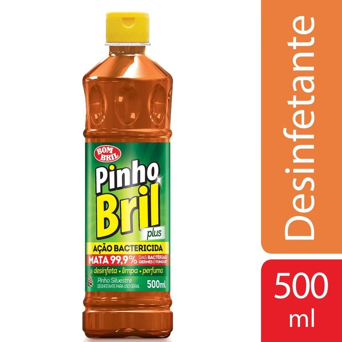 Desinfetante Uso Geral Pinho Silvestre Pinho Bril Plus Squeeze 500ml