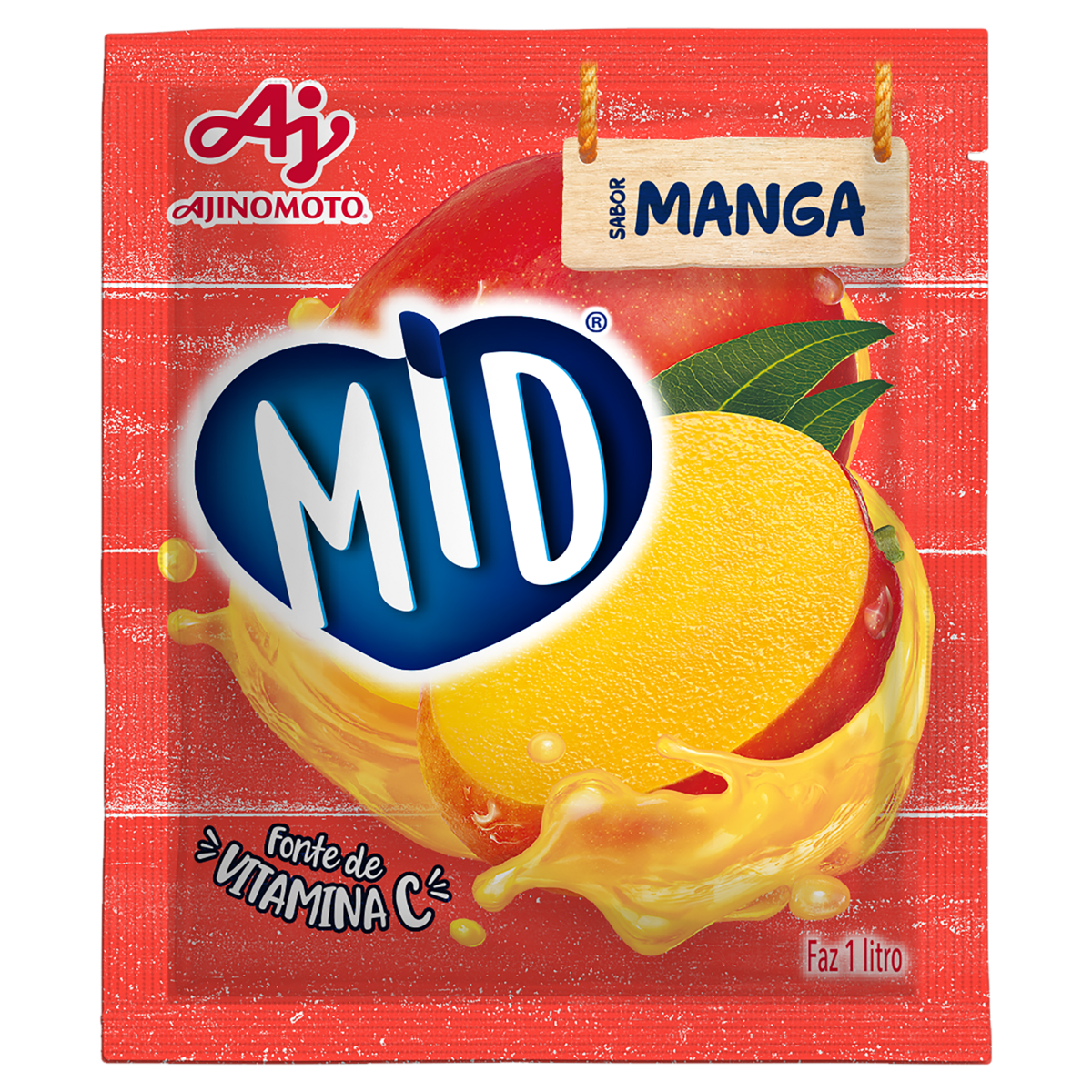 Refresco em Pó Manga Mid Pacote 20g