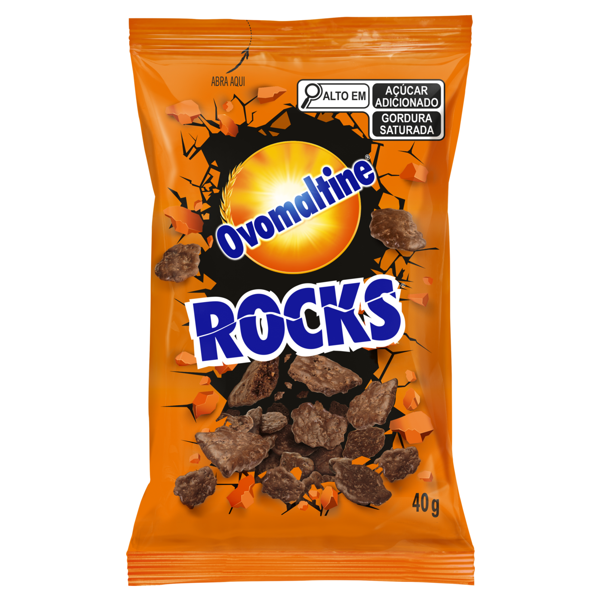 Rocks Ovomaltine Ao Leite 40g