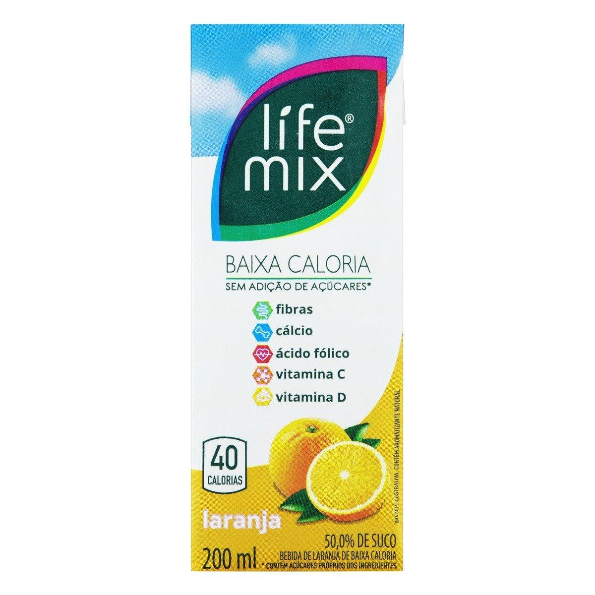 Bebida Laranja Life Mix Caixa 200ml