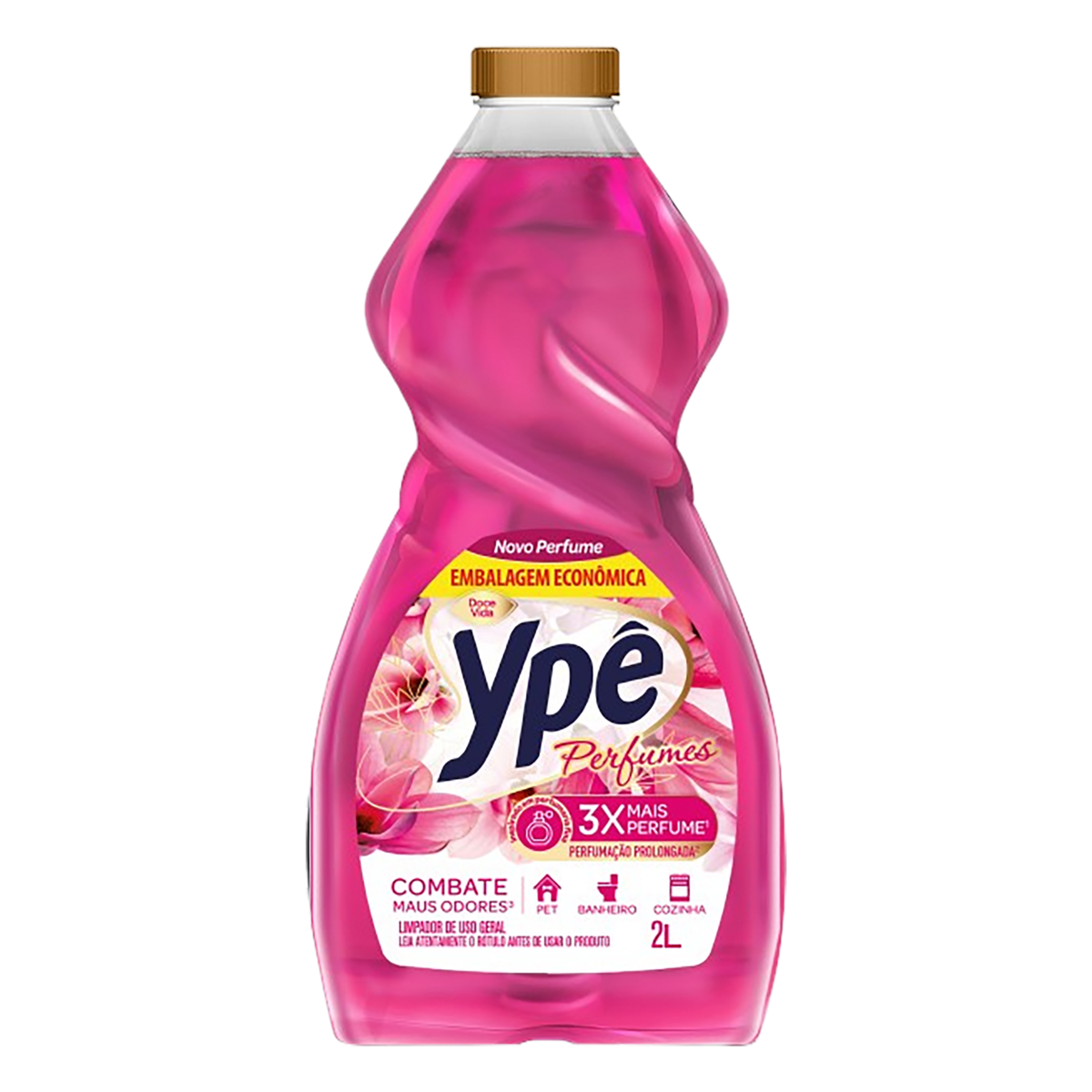 Limpador Perfumado Doce Vida Ypê Perfumes Frasco 2l