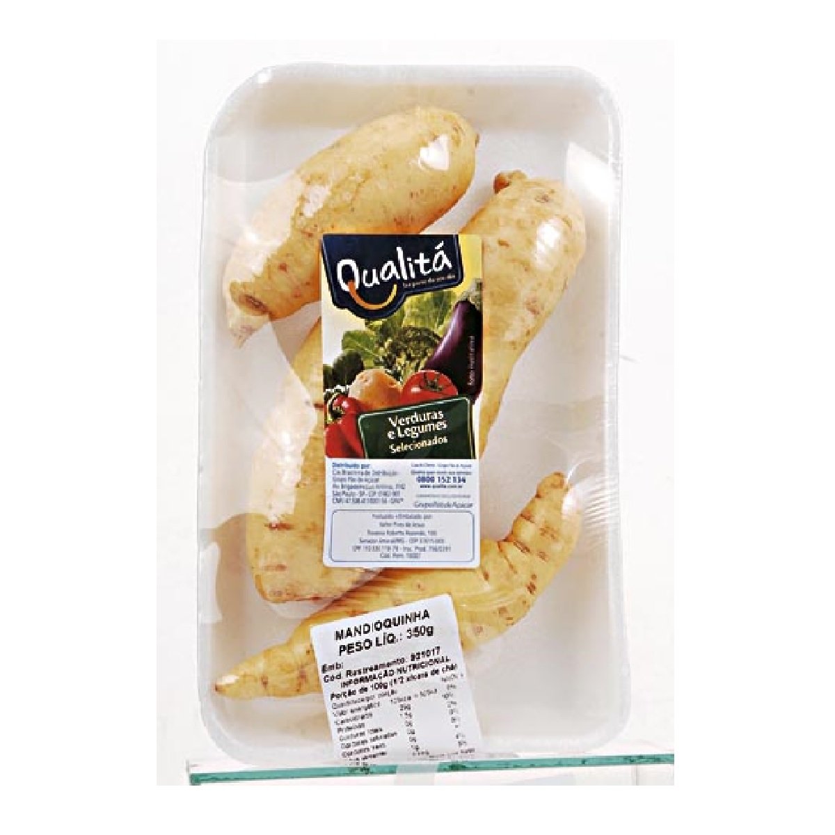 Mandioquinha QUALITÁ Bandeja 350g