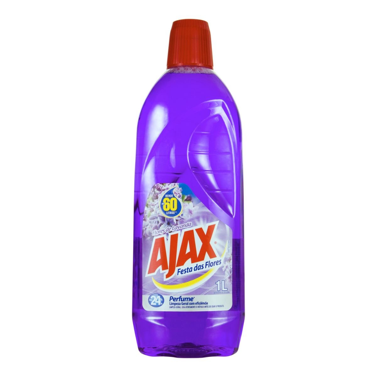 Limpador Perfumado Flores de Lavanda Ajax Festa das Flores Frasco 1l