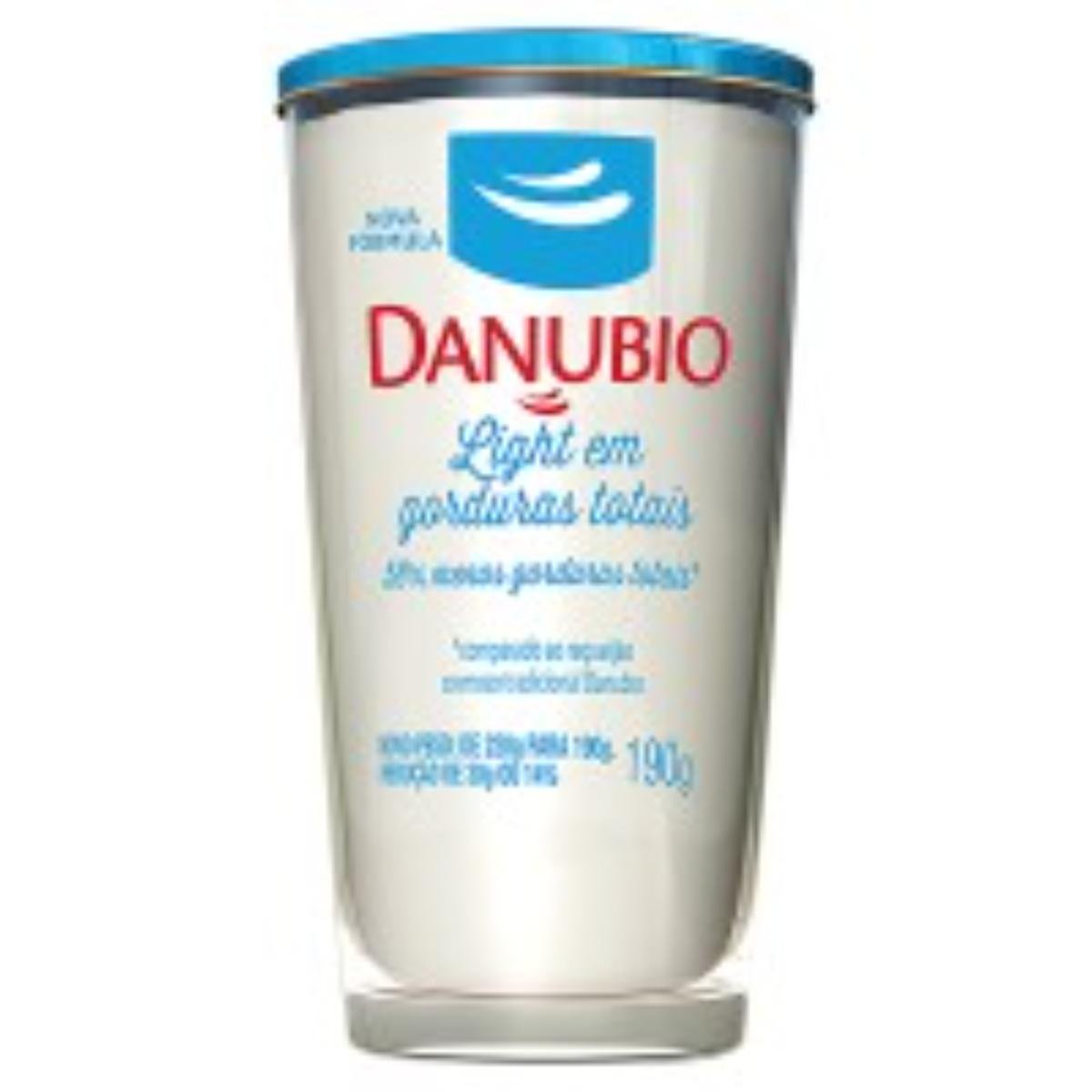 Requeijão Cremoso Light Danubio Copo 190g