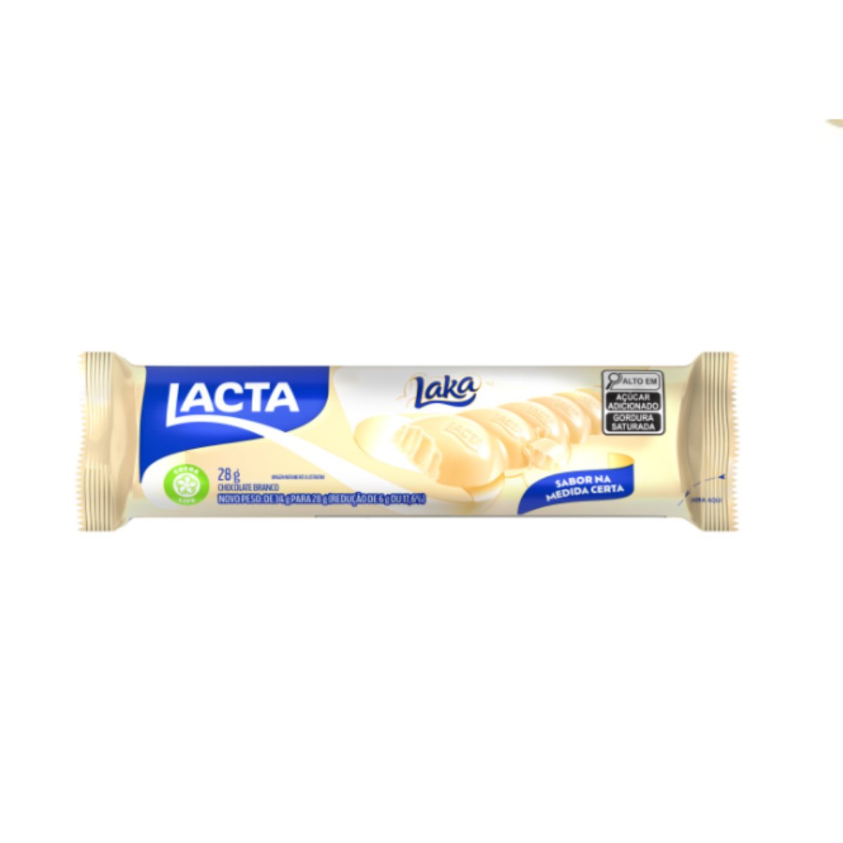 Chocolate Branco Lacta Laka Pacote 28g
