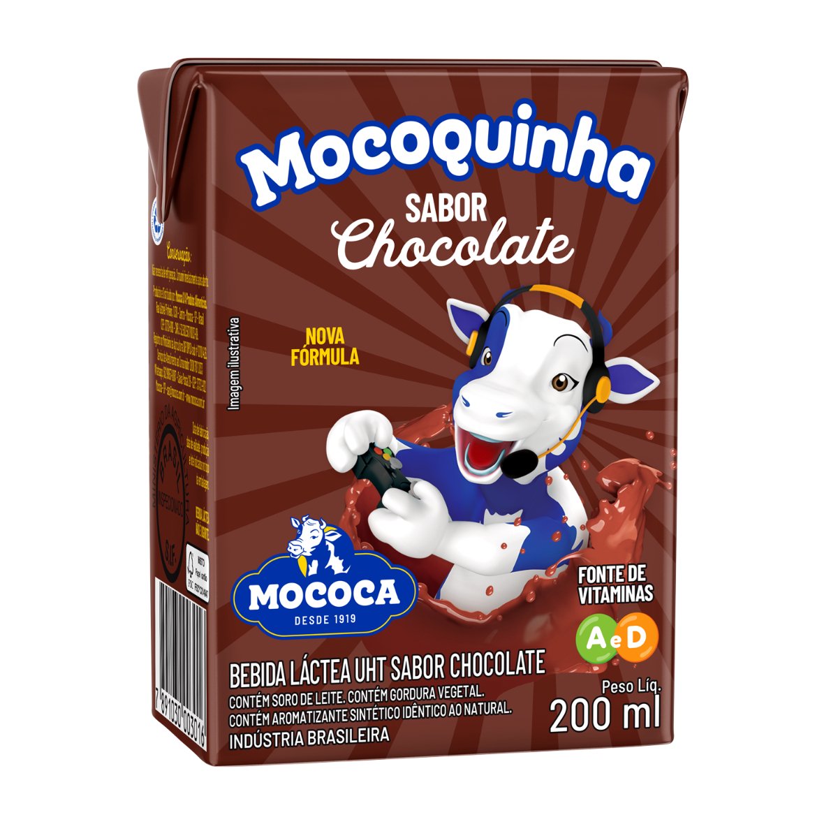 Bebida Lactea Mocoquinha 200ml Chocolate