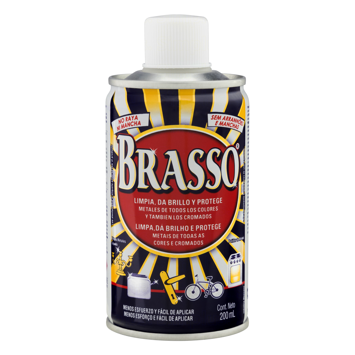 Polidor de Metais Brasso Frasco 200ml
