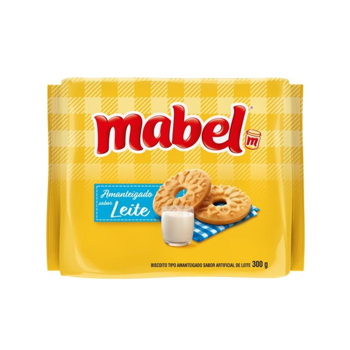 Biscoito Amanteigado Leite Mabel Pacote 330g