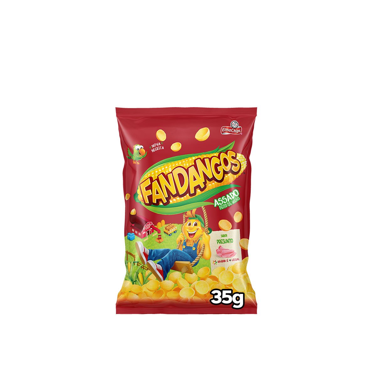 Salgadinho de Milho Presunto Elma Chips Fandangos Pacote 35g