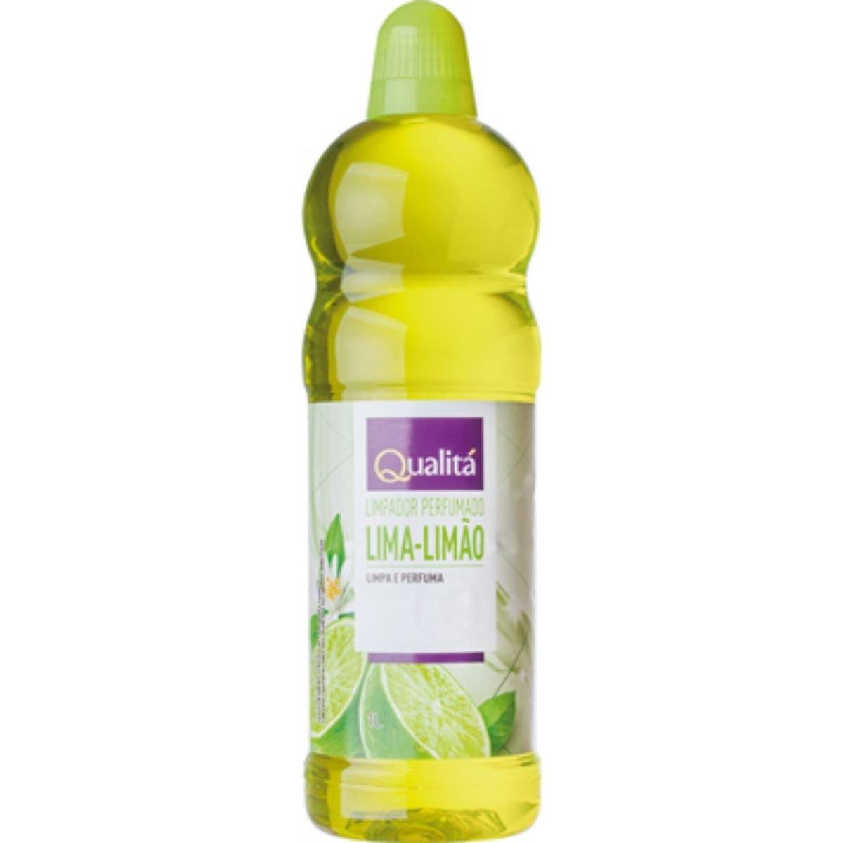 Limpador Perfumado Lima-Limão Qualitá Frasco 500ml