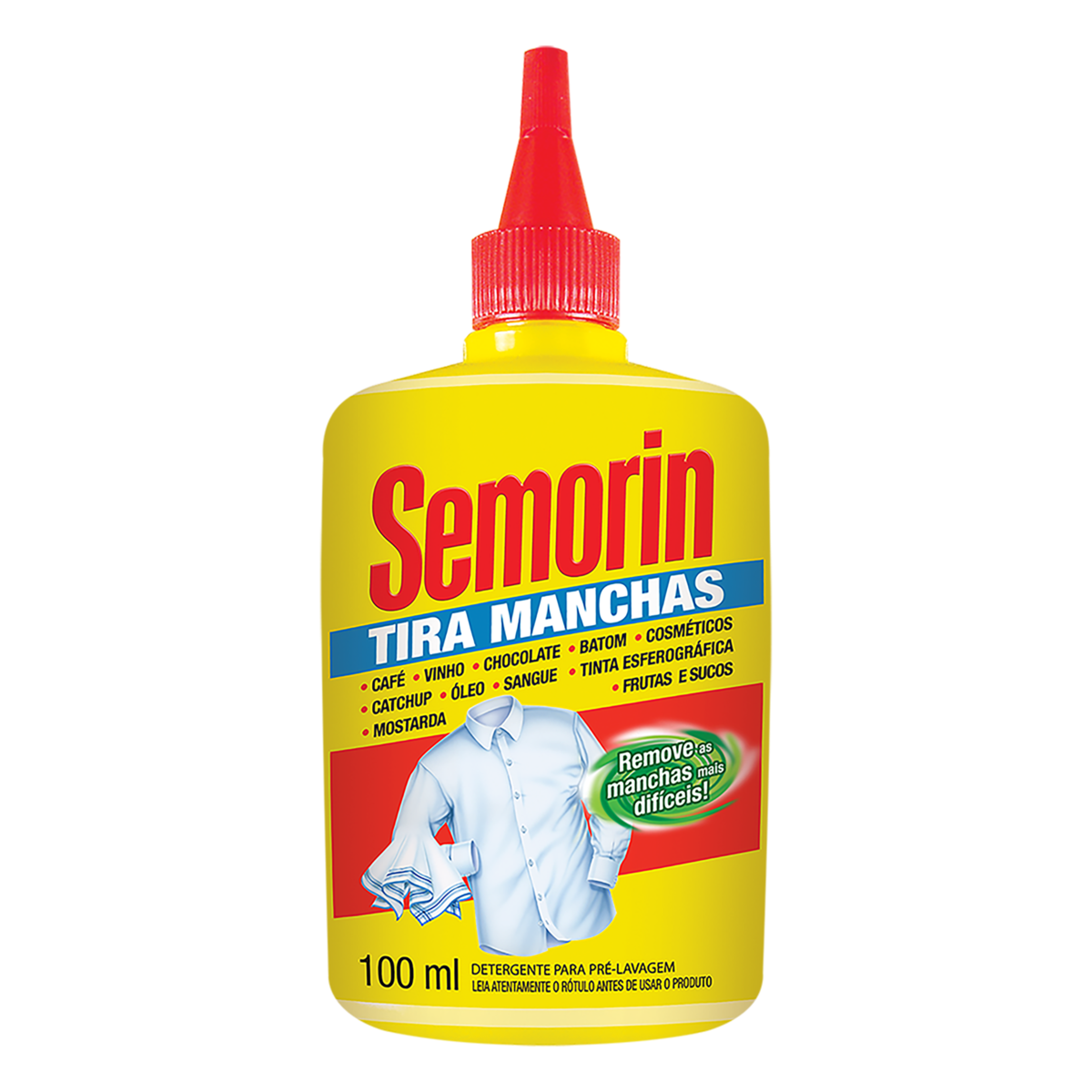 Tira-Manchas Líquido Pré-Lavagem Semorin Frasco 100ml