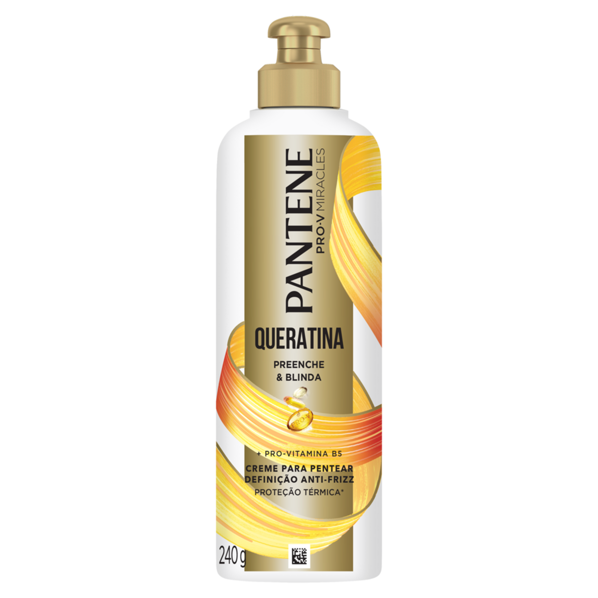Creme para Pentear Pantene Queratina Preenche & Blinda Frasco 240g