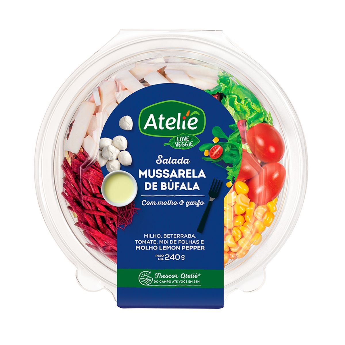 Salada de Mussarela de Búfala ATELIÊ DO SABOR 250gr